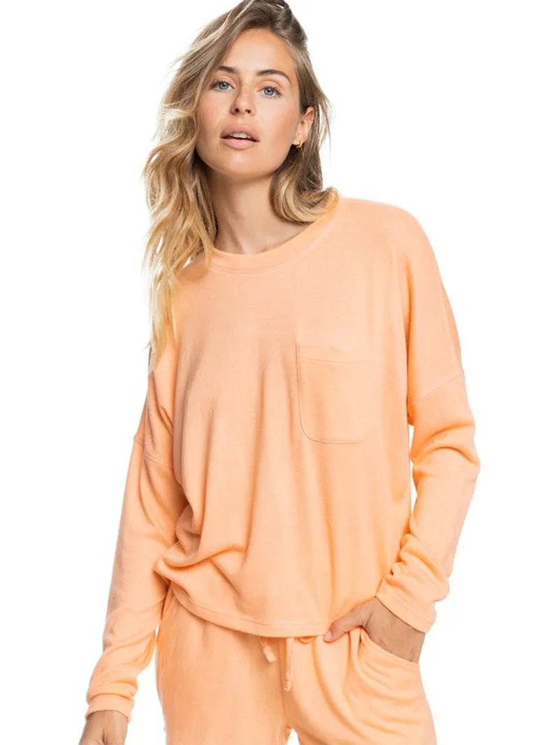 Roxy Just Perfection Crew in Cantaloupe